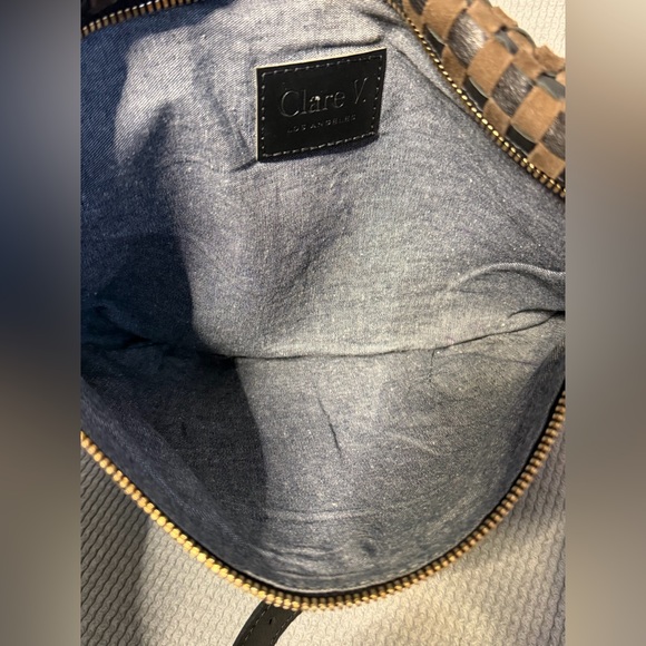 Clare V Grande Fanny Black and Brown Checkered - Picture 10 of 10